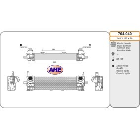 Compre Intercooler de AHE online para X3 (G01, F97) a precios moderados
