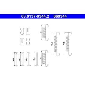 Comprar Juego de accesorios, zapatas de freno de estacionamiento de ATE 03.0137-9344.2 a bajo precio de 13,90 €