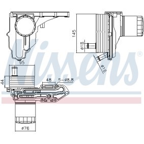 Ölkühler 91329 von NISSENS günstig für 82,24 € online kaufen