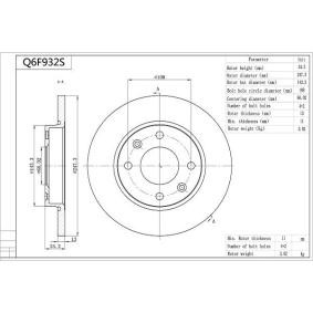 Acquista Disco freno da AISIN Q6F932S a buon mercato per soli 27,29 €