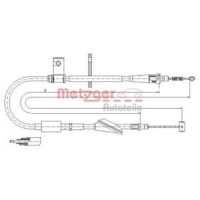 Compre Cabo de freio de mão de METZGER online para AGILA (B) (H08) a preços moderados