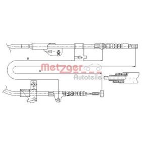 Acquista Cavo freno a mano da METZGER 17.0235 a buon mercato per soli 20,20 €