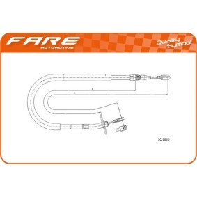 Handbremsseil 17933 von FARE SA günstig für 79,62 € online kaufen