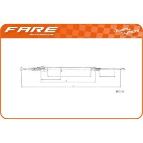 Handbremsseil 18945 von FARE SA günstig für 64,77 € online kaufen