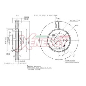 Bremsscheibe X602773 von AP XENERGY günstig für 38,25 € online kaufen