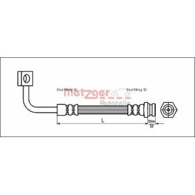 Comprar Latiguillo de freno de METZGER 4111020 a bajo precio de 10,77 €