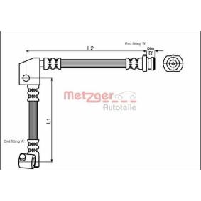 Bremsschlauch 4114738 von METZGER günstig für 17,06 € online kaufen