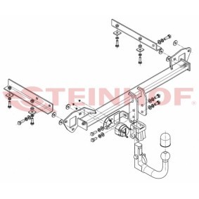 Compre Engate de reboque de STEINHOF online para IMPREZA Hatchback (GR, GH, G3) a preços moderados