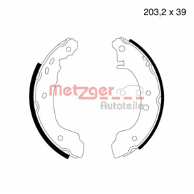 Acquista Kit ganasce freni da METZGER MG 543 a buon mercato per soli 22,23 €