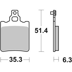 Osta Jarrupalat, levyjarru sbs:llä 574CS edullisesti hintaan 21,28 €