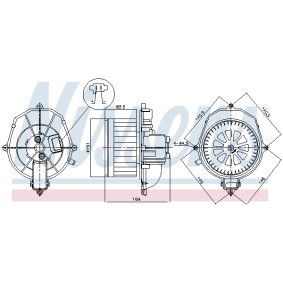 Innenraumgebläse 87518 von NISSENS günstig für 87,69 € online kaufen
