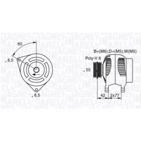 Acquista Alternatore da MAGNETI MARELLI 063533100530 a buon mercato per soli 401,67 €