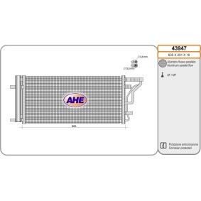 Klimakondensator 43947 von AHE günstig für 213,22 € online kaufen