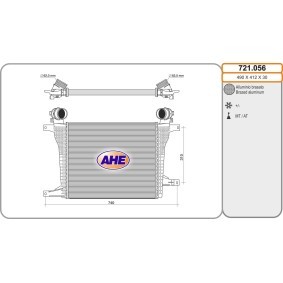 Ladeluftkühler 721.056 von AHE günstig für 335,02 € online kaufen