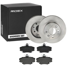 Achetez des Disques et plaquettes de freins RIDEX 3405B1777 à prix pour 63,92 €