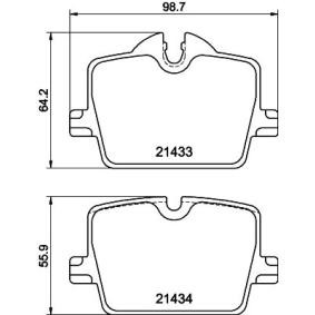 Bremsbeläge 8DB 355 040-911 von HELLA günstig für 44,30 € online kaufen