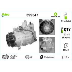 Osta Ilmastoinnin kompressori VALEO:llä 399547 edullisesti hintaan 360,99 €