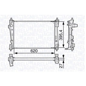 Acquista Condensatore climatizzatore da MAGNETI MARELLI 350203270000 a buon mercato per soli 181,74 €