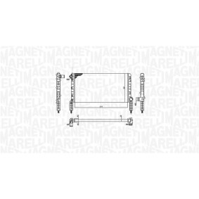 Comprar Condensador, aire acondicionado de MAGNETI MARELLI 350203443000 a bajo precio de 168,10 €