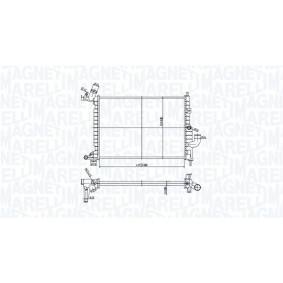 Compre Condensador, ar condicionado da MAGNETI MARELLI 350203473000 a um preço baixo por 160,53 €