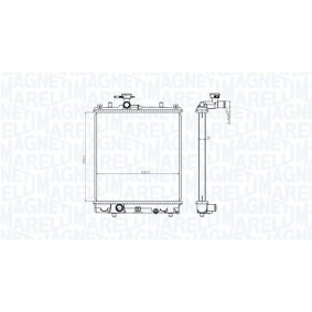 Comprar Condensador, aire acondicionado de MAGNETI MARELLI 350203481000 a bajo precio de 153,70 €