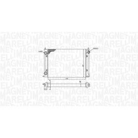 Achetez des Condenseur, climatisation MAGNETI MARELLI 350203490000 à prix pour 171,69 €