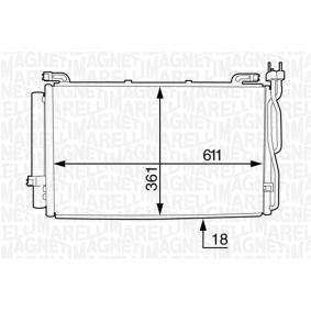 Compre Condensador, ar condicionado da MAGNETI MARELLI 350203610000 a um preço baixo por 276,89 €