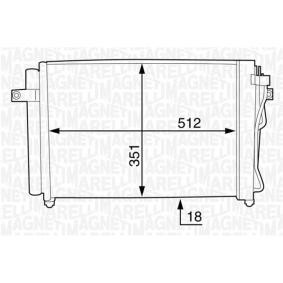 Compre Condensador, ar condicionado da MAGNETI MARELLI 350203612000 a um preço baixo por 227,67 €