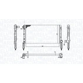 Compre Radiador, arrefecimento do motor da MAGNETI MARELLI 350213180000 a um preço baixo por 54,78 €