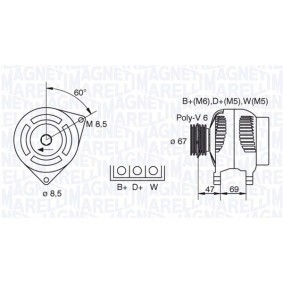 Compre Radiador, arrefecimento do motor da MAGNETI MARELLI 350213180003 a um preço baixo por 48,50 €