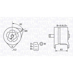 Compre Radiador, arrefecimento do motor da MAGNETI MARELLI 350213628000 a um preço baixo por 163,09 €