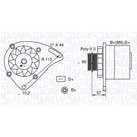 Kühler, Motorkühlung 350213752000 von MAGNETI MARELLI günstig für 282,46 € online kaufen