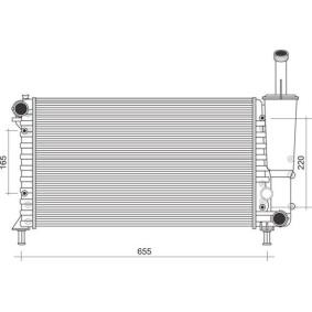 Compre Radiador, arrefecimento do motor da MAGNETI MARELLI 350213892000 a um preço baixo por 61,63 €