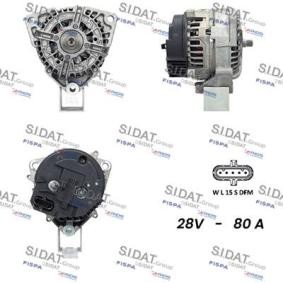 Comprar Alternador de SIDAT A24BH0015 a bajo precio de 239,28 €