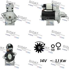 Compre Motor de arranque da SIDAT S12BH0206A2 a um preço baixo por 104,62 €