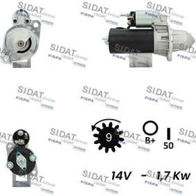 Acquista Motorino avviamento da SIDAT S12BH0243A2 a buon mercato per soli 128,16 €