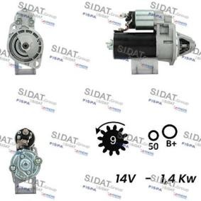 Kjøp Starter av SIDAT S12BH0259A2 til den lave prisen 1898,05 NOK