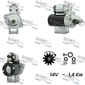 Comprar Motor de arranque de SIDAT S12BH0605A2 a bajo precio de 127,11 €