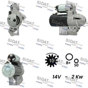 Comprar Motor de arranque de SIDAT S12BH0608A2 a bajo precio de 152,78 €