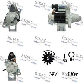 Comprar Motor de arranque de SIDAT S12DE0514A2 a bajo precio de 183,64 €