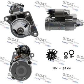 Comprar Motor de arranque de SIDAT S12DE0846 a bajo precio de 287,26 €