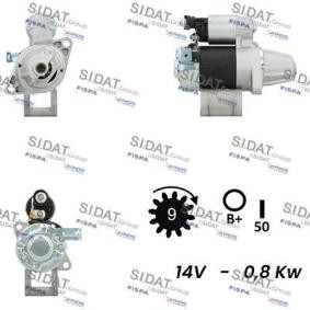 Comprar Motor de arranque de SIDAT S12HT0518A2 a bajo precio de 169,62 €