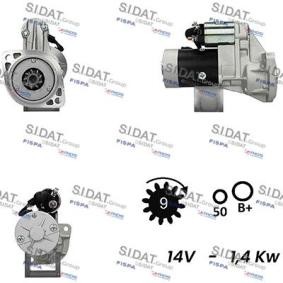 Compre Motor de arranque da SIDAT S12HT0575A2 a um preço baixo por 196,25 €