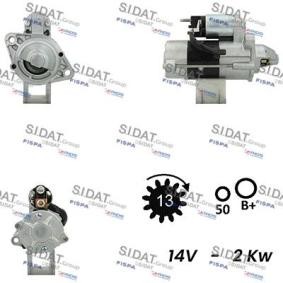 Acquista Motorino avviamento da SIDAT S12MH0405 a buon mercato per soli 189,14 €