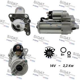 Comprar Motor de arranque de SIDAT S12VA0052A2 a bajo precio de 206,63 €