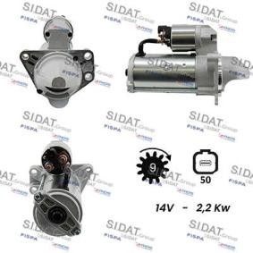 Compre Motor de arranque da SIDAT S12VA0125A2 a um preço baixo por 172,14 €