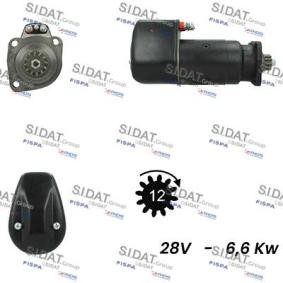 Osta Käynnistysmoottori SIDAT:llä S24BH0080A2 edullisesti hintaan 355,44 €