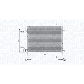 Compre Condensador de ar condicionado de MAGNETI MARELLI online para Sandero III (BJI) a preços moderados