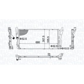 Compre Radiador, arrefecimento do motor da MAGNETI MARELLI 350213202900 a um preço baixo por 114,47 €
