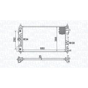 Kühler, Motorkühlung 350213206600 von MAGNETI MARELLI günstig für 124,06 € online kaufen